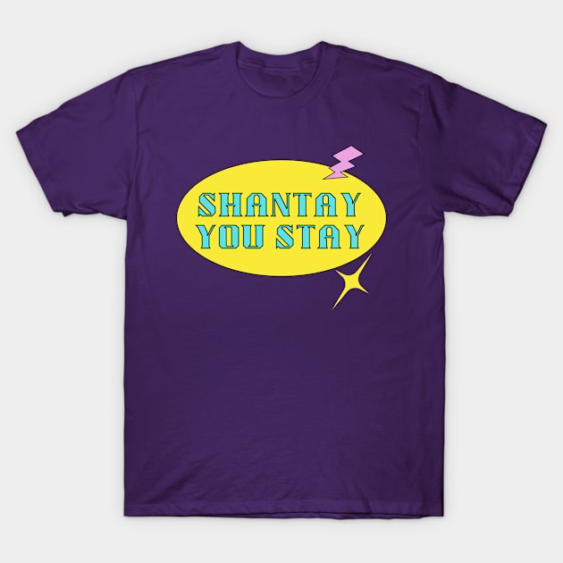 Shantay You Stay - Aesthetic Retro T-Shirt by euheincaio